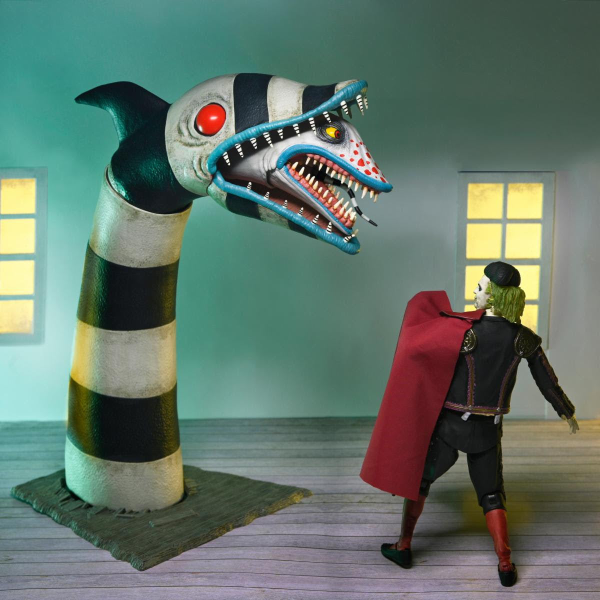 Beetlejuice Beetlejuice - 7" Scale Action Figure - Ultimate "Matador" Beetlejuice & Sandworm 2-pk