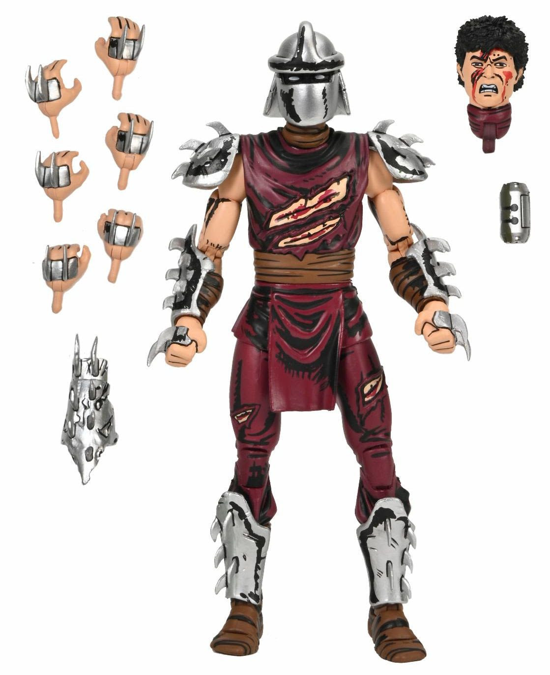 Teenage Mutant Ninja Turtles (Mirage Comics) - 7" Scale Action Figure – Battle Damaged Shredder