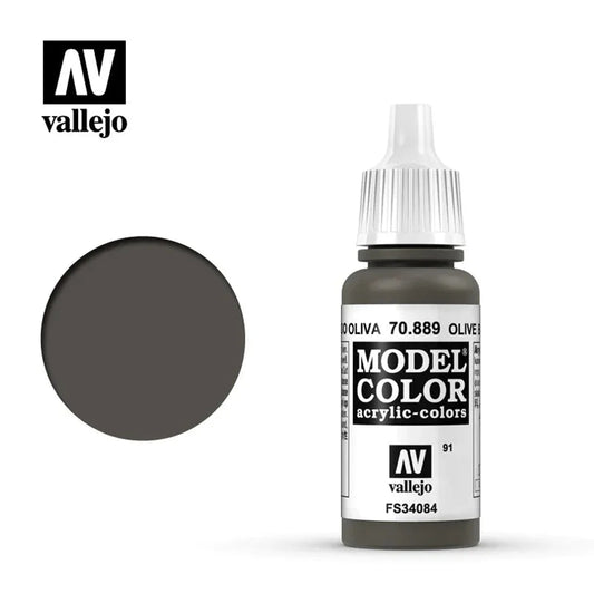Vallejo 70889 Model Color Olive Brown Acrylic Paint 17mL NIB