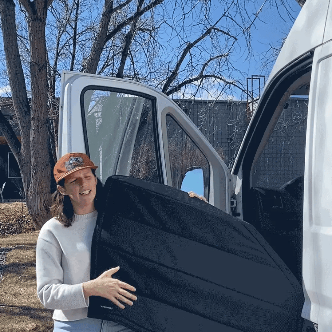 Ram Promaster Reflective Front Door Window Covers (Pair)  | VanEssential