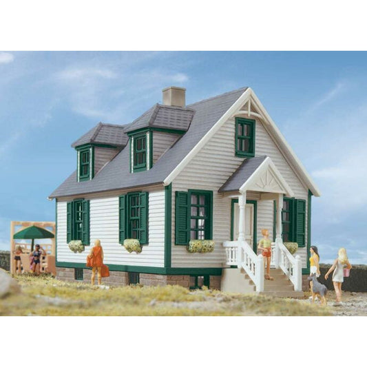 Walthers Cornerstone 933-3657 HO Lake Forest Cottage w/ Accessories KIT NIB