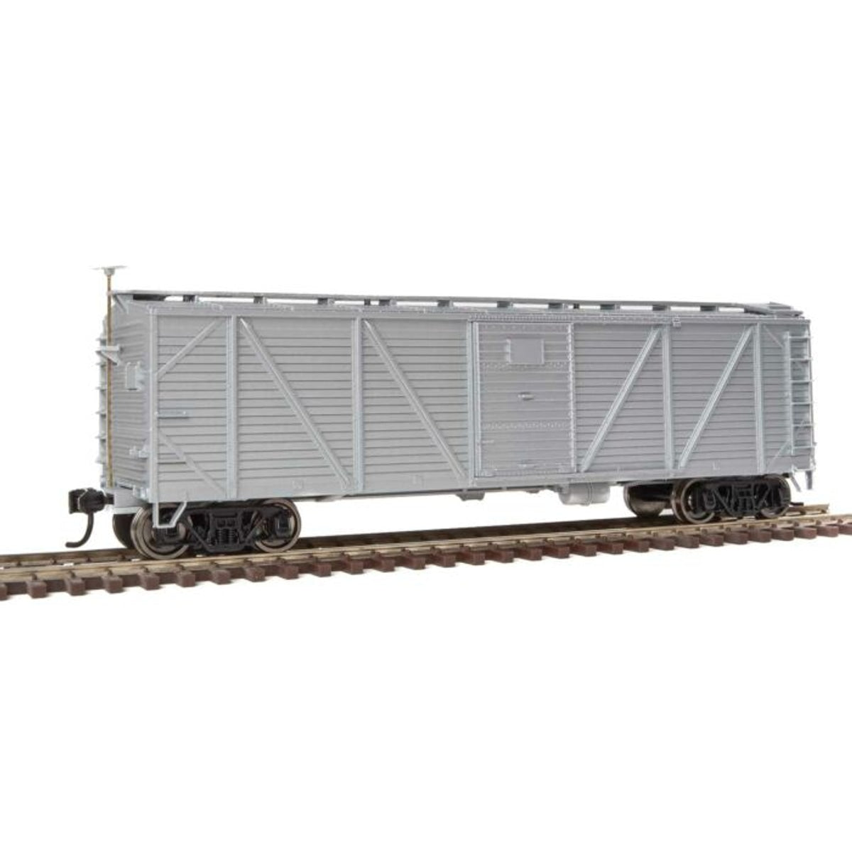 Walthers Mainline 910-40550 HO 40' Single-Sheathed Composite ARA Boxcar with Murphy Ends Undecorated NIB RTR