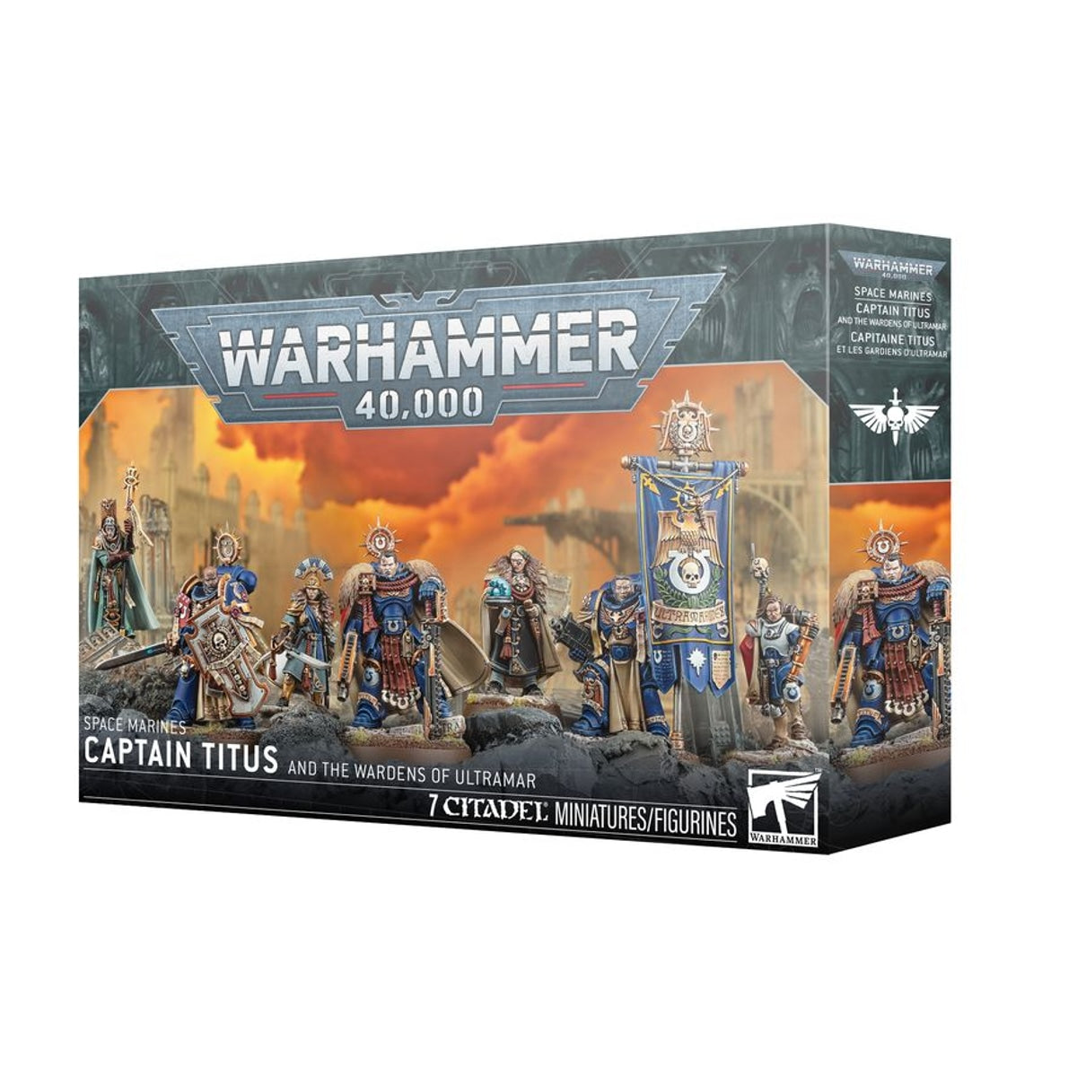 Warhammer 40,000: Space Marines Captain Titus and The Wardens of Ultramar