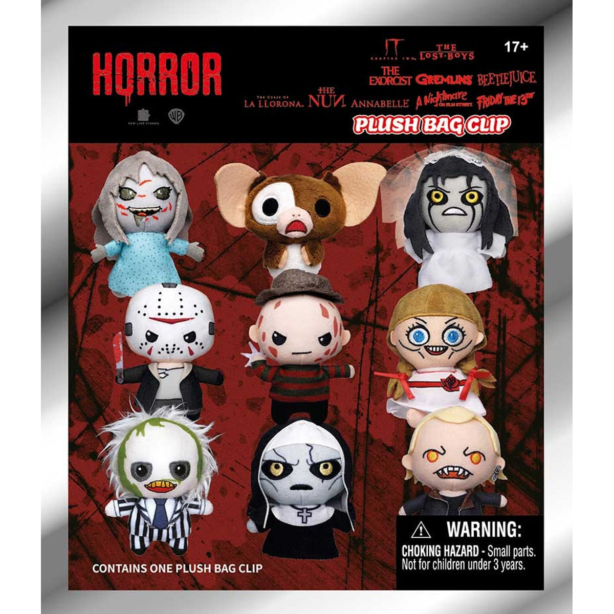 Warner Bros Horror Mystery Plush Bag Clip