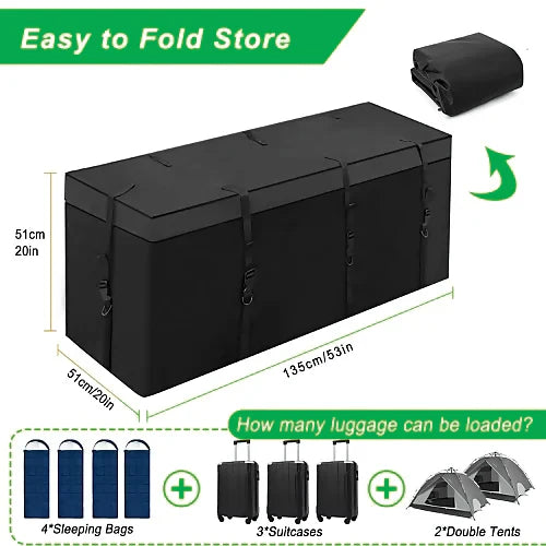 Waterproof Cargo Bag – Weatherproof Storage for Hitch & Roof Baskets