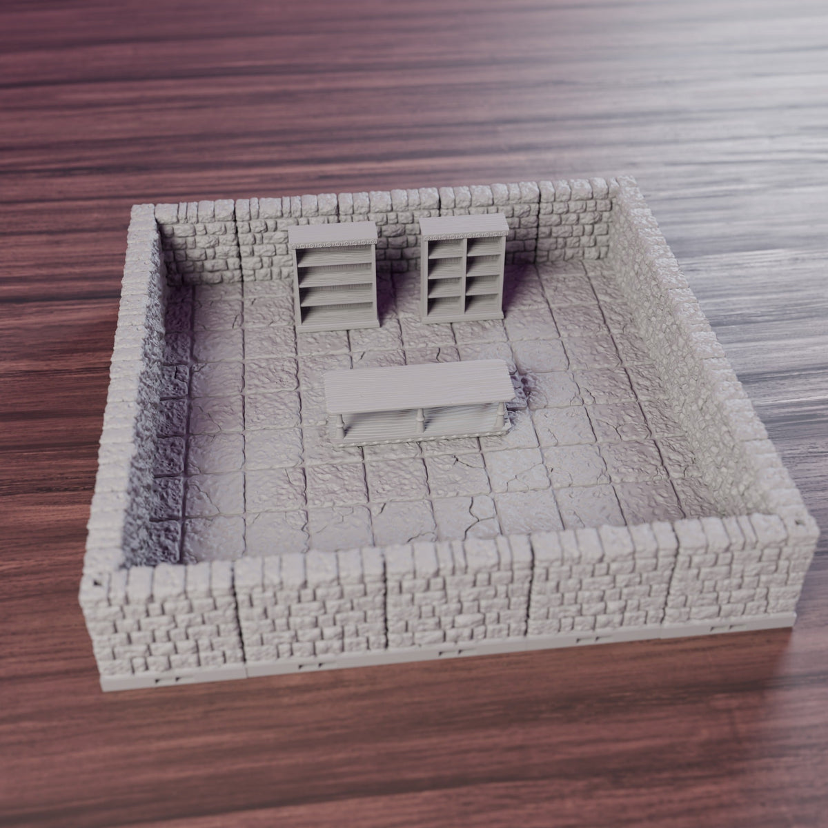 Wizard Study Library Room – Dragonlock 28mm Dungeon
