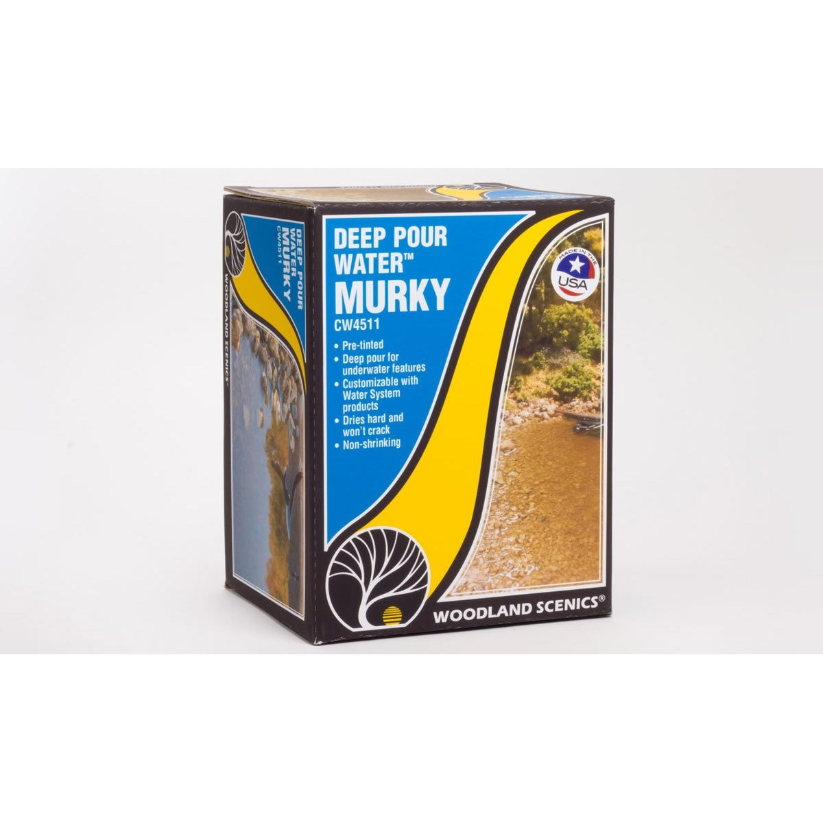 Woodland Scenics Deep Pour Water System Murky 12oz 355mL