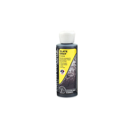 Woodland Scenics Earth Colors Liquid Pigment Slate Gray 4oz 118mL Bottle