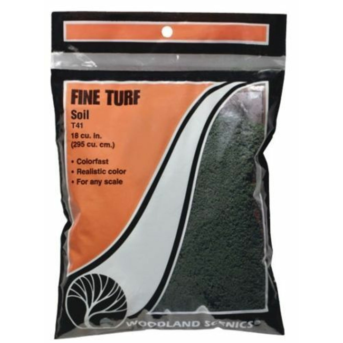 Woodland Scenics Fine Turf Soil 18 Cubic Inches 295 Cubic cm