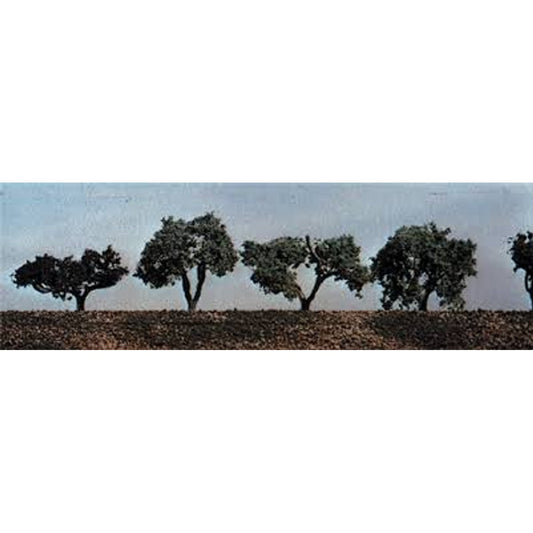 Woodland Scenics HO Small Tree Kits Deciduous Forked Trunk 2-1/4" 5.6cm Tall Pkg of 4