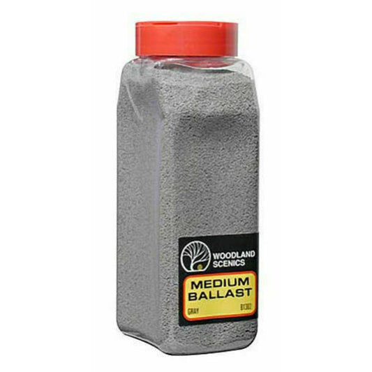 Woodland Scenics Medium Ballast Gray Shaker 57.7 in3 (945 cm3)