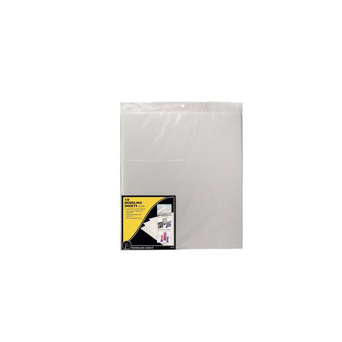Woodland Scenics Modeling Sheets 16 x 18" 40.6 x 45.7cm 1/8" .32cm Thick Pkg of 4