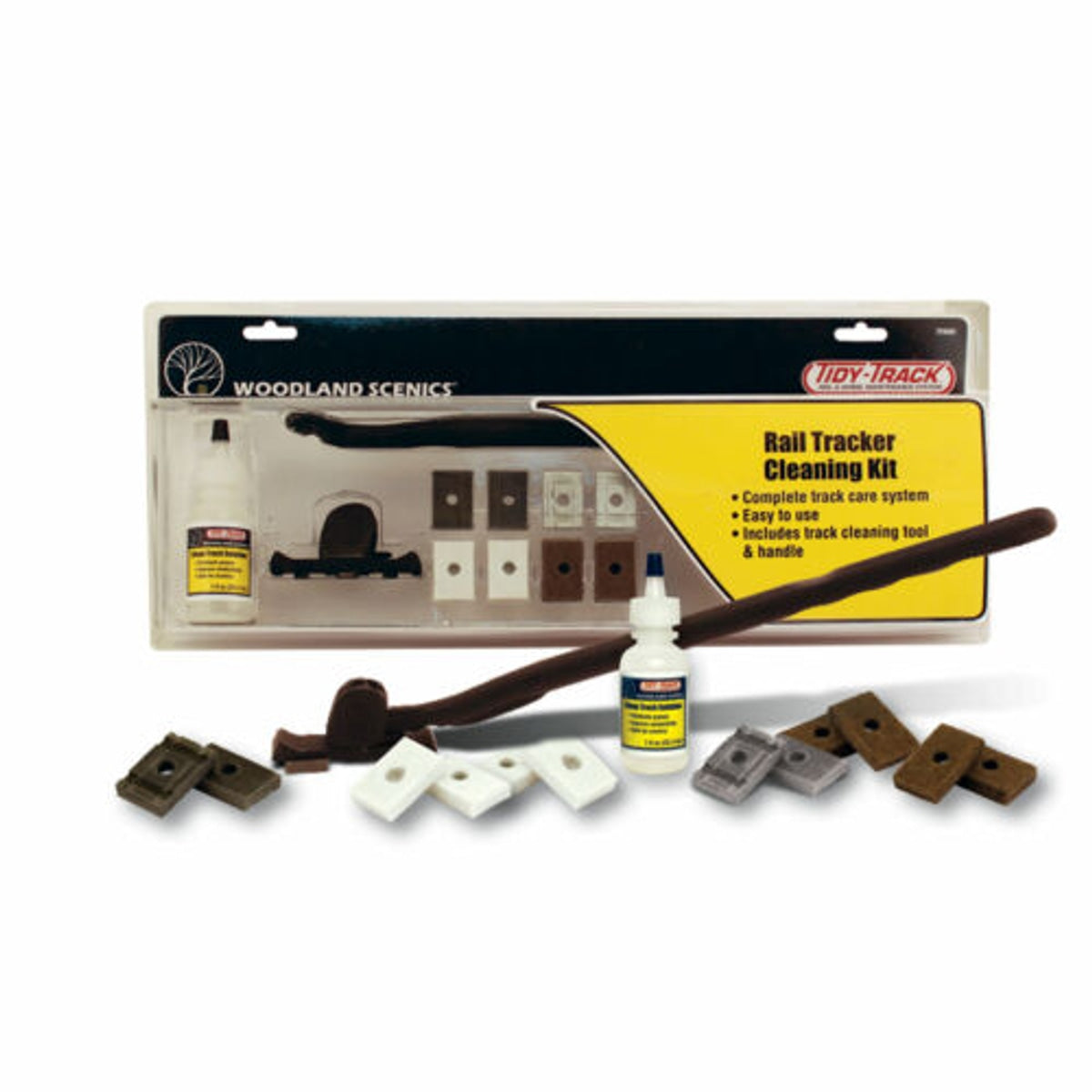 Woodland Scenics Tidy Track Rail Tracker Cleaning Kit