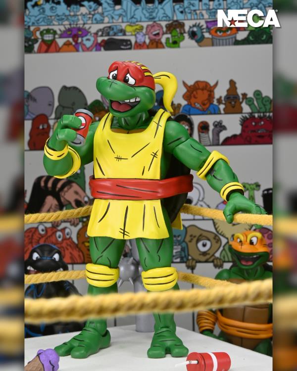 Teenage Mutant Ninja Turtles Adventures Stump Wrestling Turtles (Archie Comics) Four-Pack