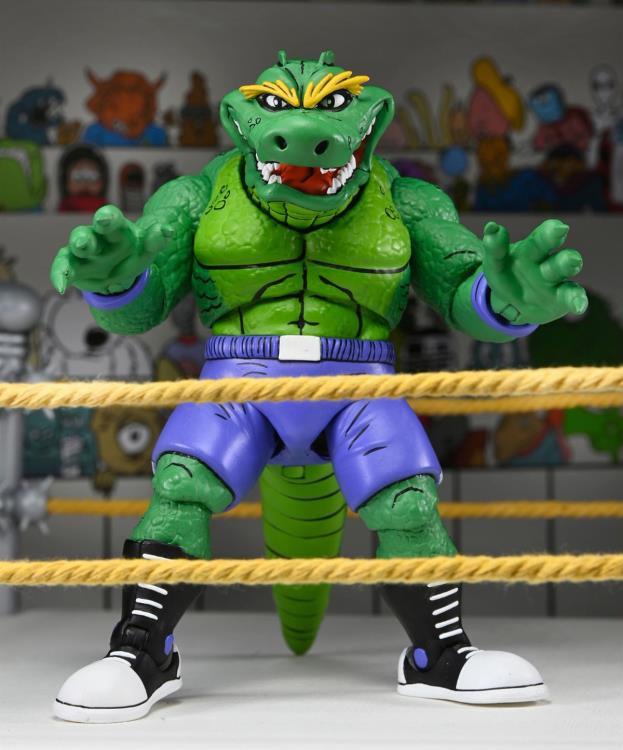 Teenage Mutant Ninja Turtles Adventures Stump Wrestling Leatherhead (Archie Comics) Action Figure