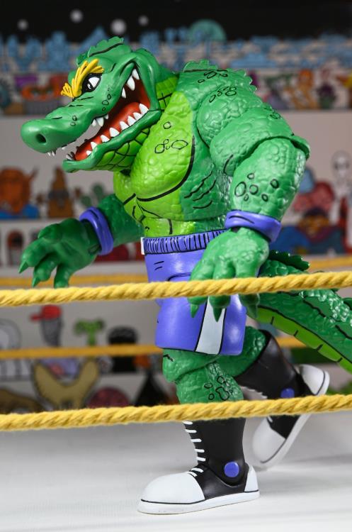 Teenage Mutant Ninja Turtles Adventures Stump Wrestling Leatherhead (Archie Comics) Action Figure