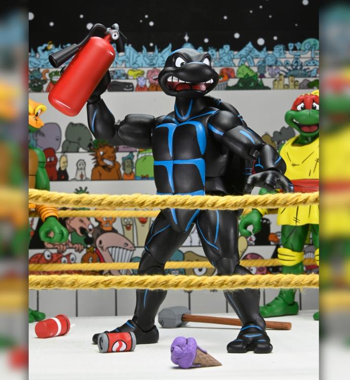 Teenage Mutant Ninja Turtles Adventures Stump Wrestling Turtles (Archie Comics) Four-Pack