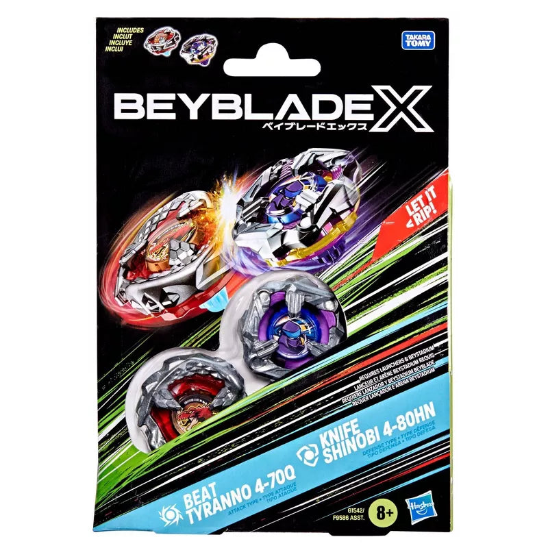 Beyblade BBX Beat Tyranno Knife Shinobi Battle Top