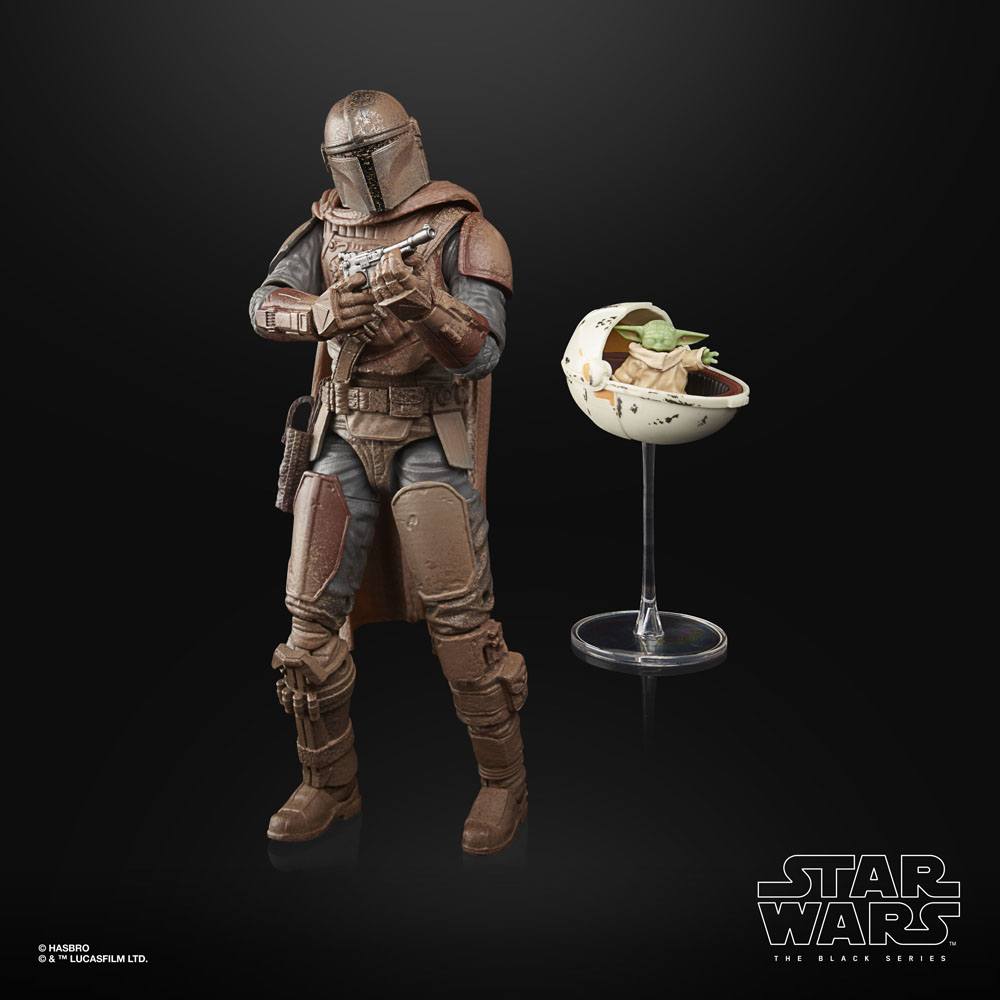 Star Wars The Black Series The Mandalorian and Grogu (Arvala-7) Mud Mandalorian