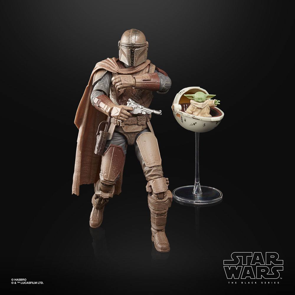 Star Wars The Black Series The Mandalorian and Grogu (Arvala-7) Mud Mandalorian