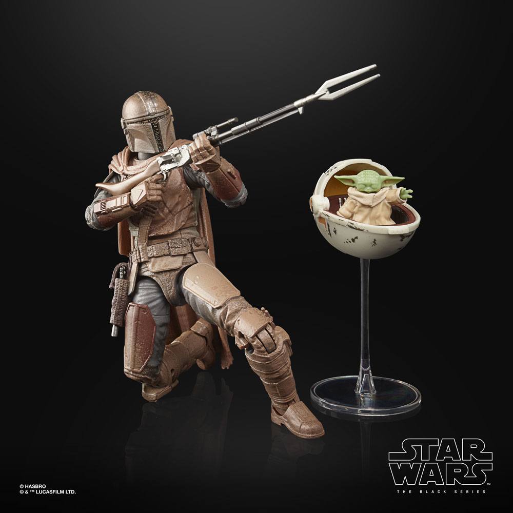 Star Wars The Black Series The Mandalorian and Grogu (Arvala-7) Mud Mandalorian