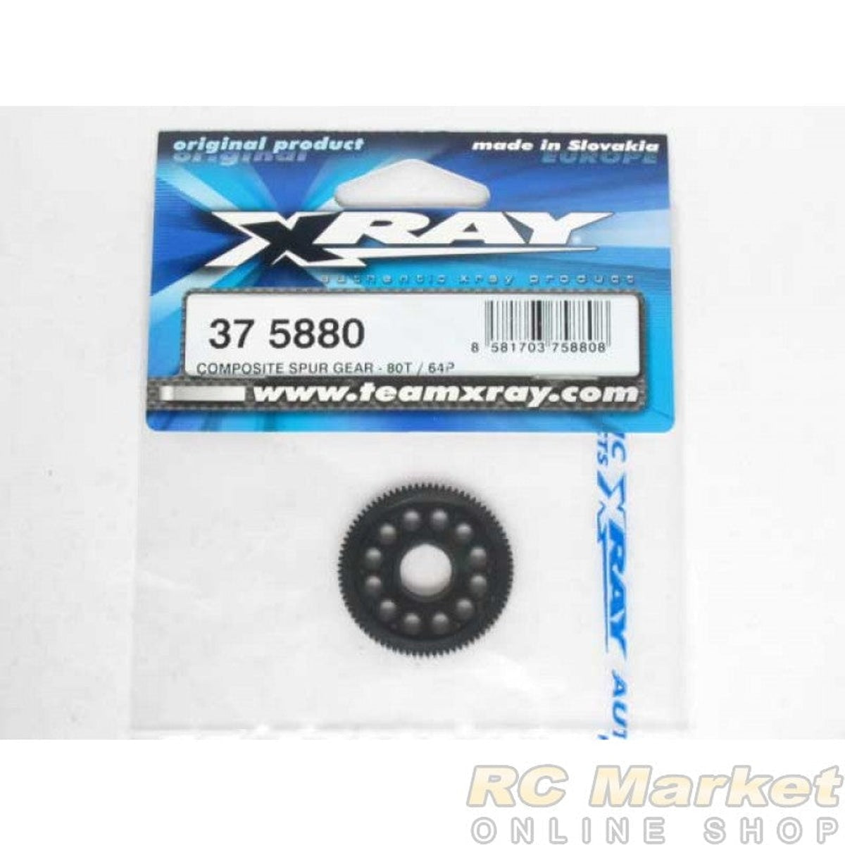 XRAY 375880 64P Composite Spur Gear (80T) NIB