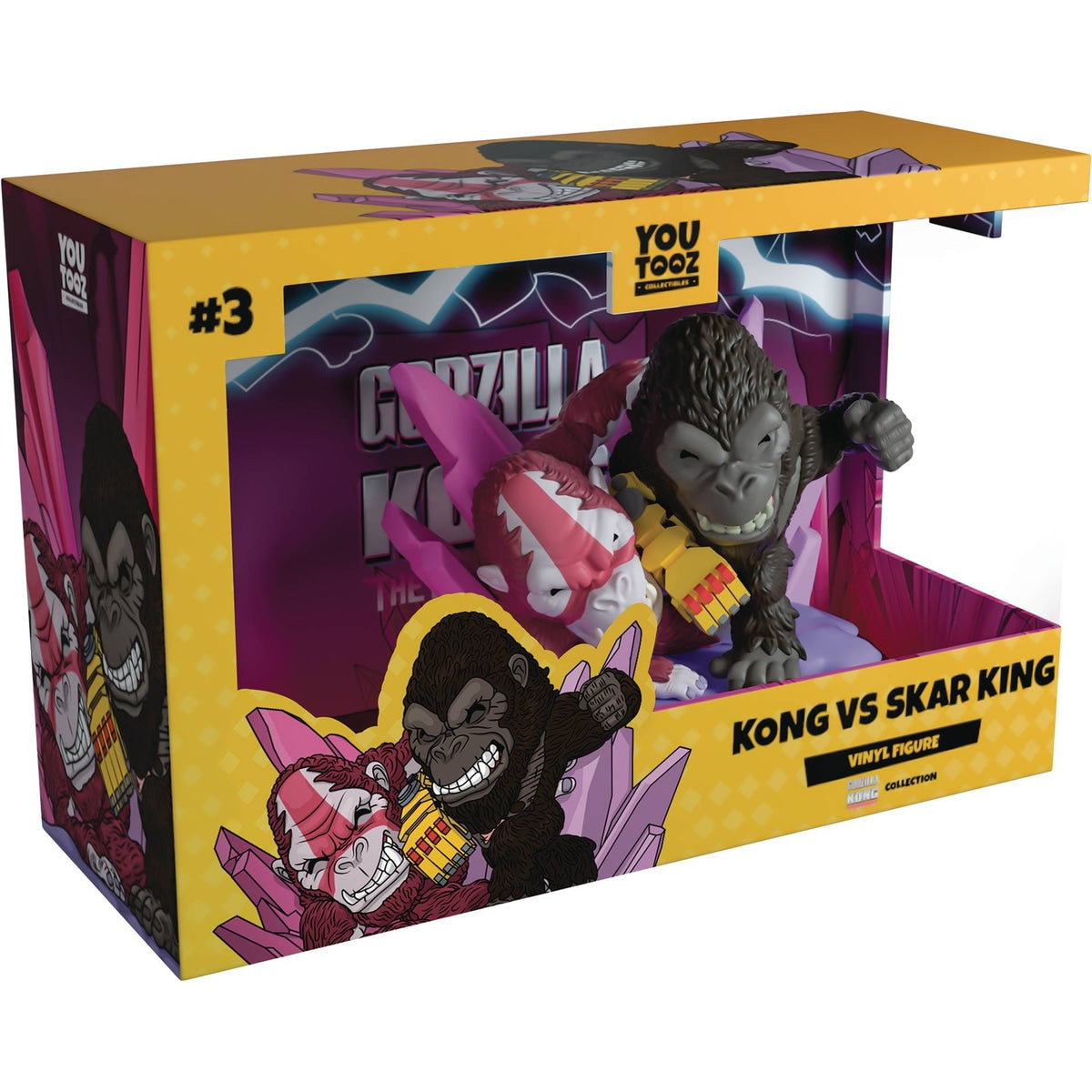 Youtooz Godzilla x Kong - Kong vs Skar Vinyl Figure