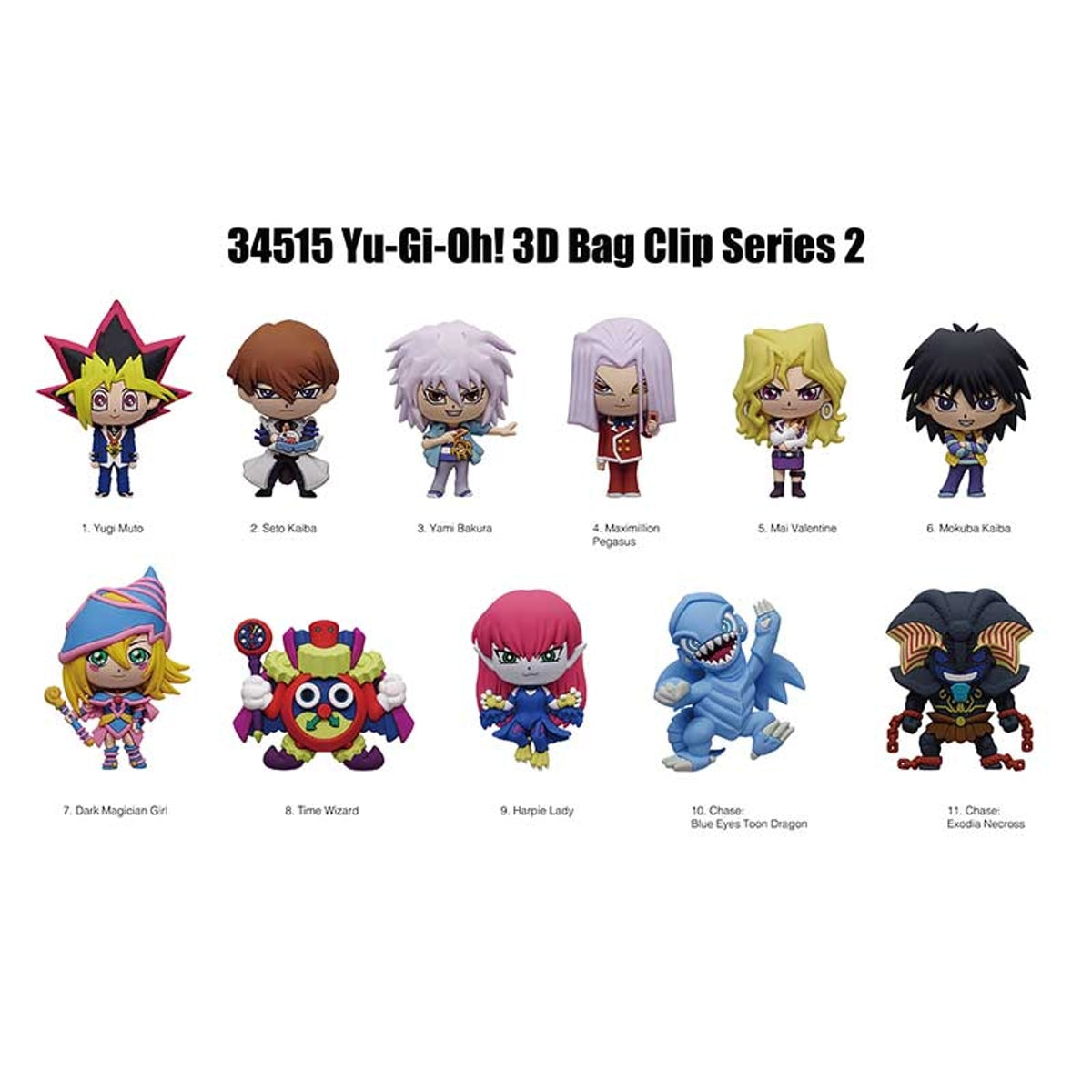 Yu-Gi-Oh! Series 2 Mystery 3D Foam Bag Clip